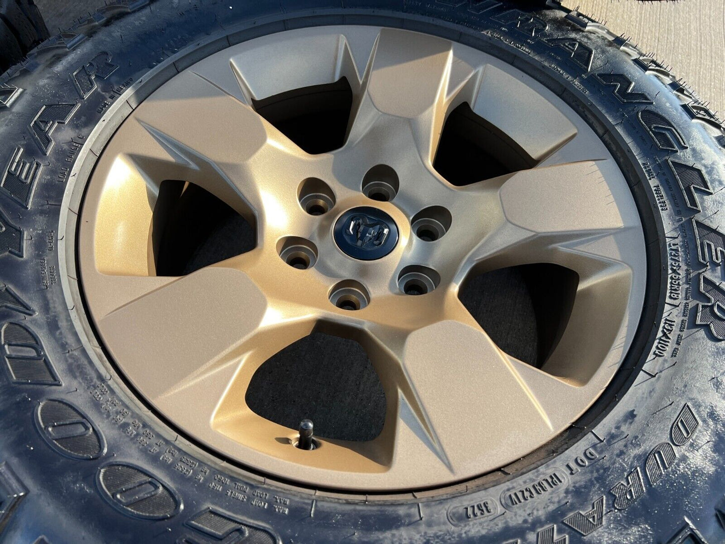 18" Ram 1500 OEM stock wheels rims 2669 tires Bronze 2020 2021 2022 2023 2024