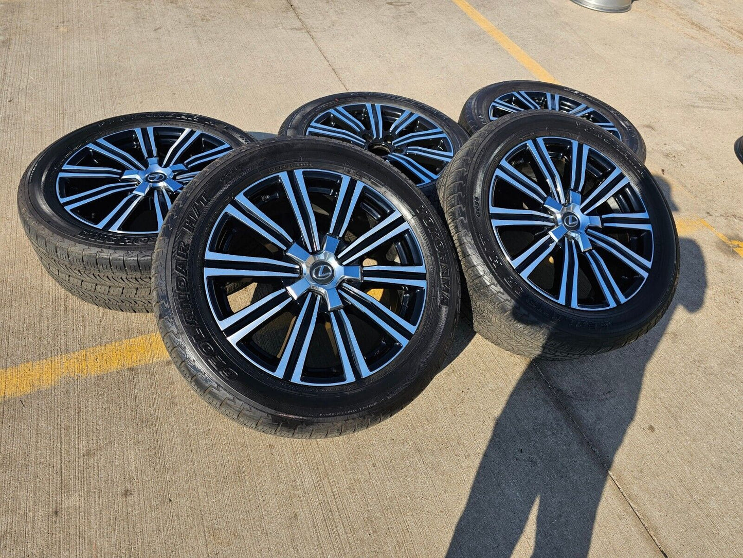 21" Lexus LX570 Land Cruiser OEM 74341 wheels rims tires 5x150
