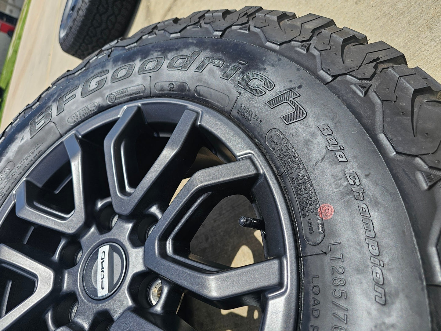 17" Ford Ranger Raptor wheels rims Bronco 2023 2024 2025 2026 NEW BFG KO2 A/T
