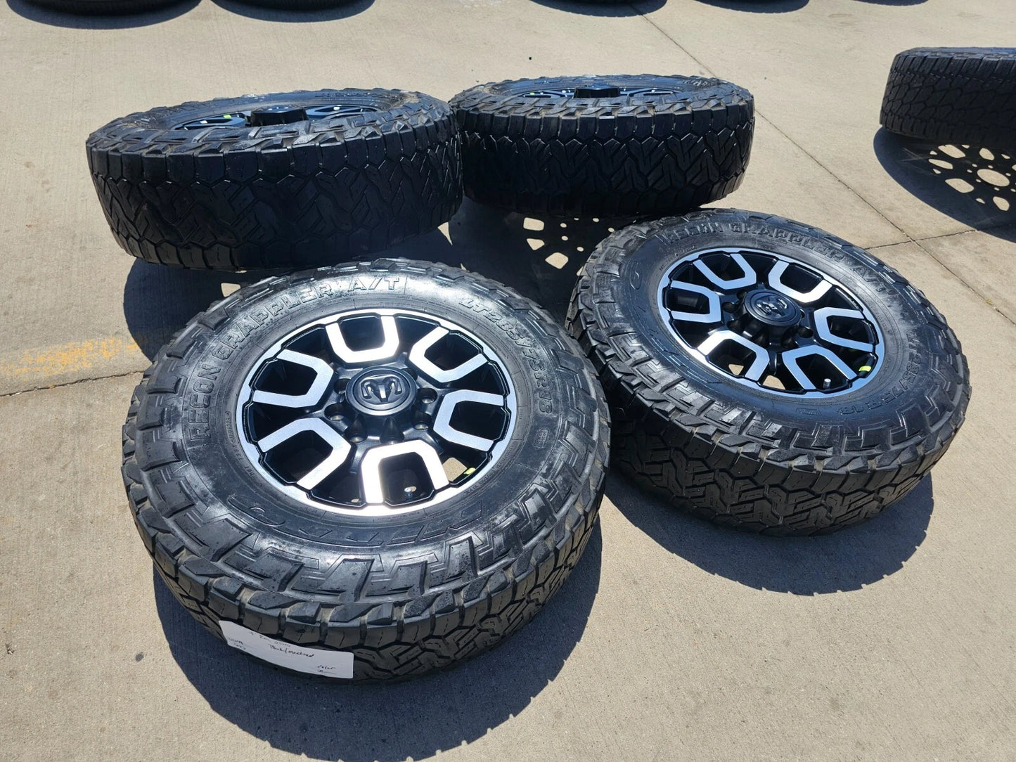 18" Ram 2500 3500 LARAMIE OEM wheels rims 2694 tires 35" NITTO