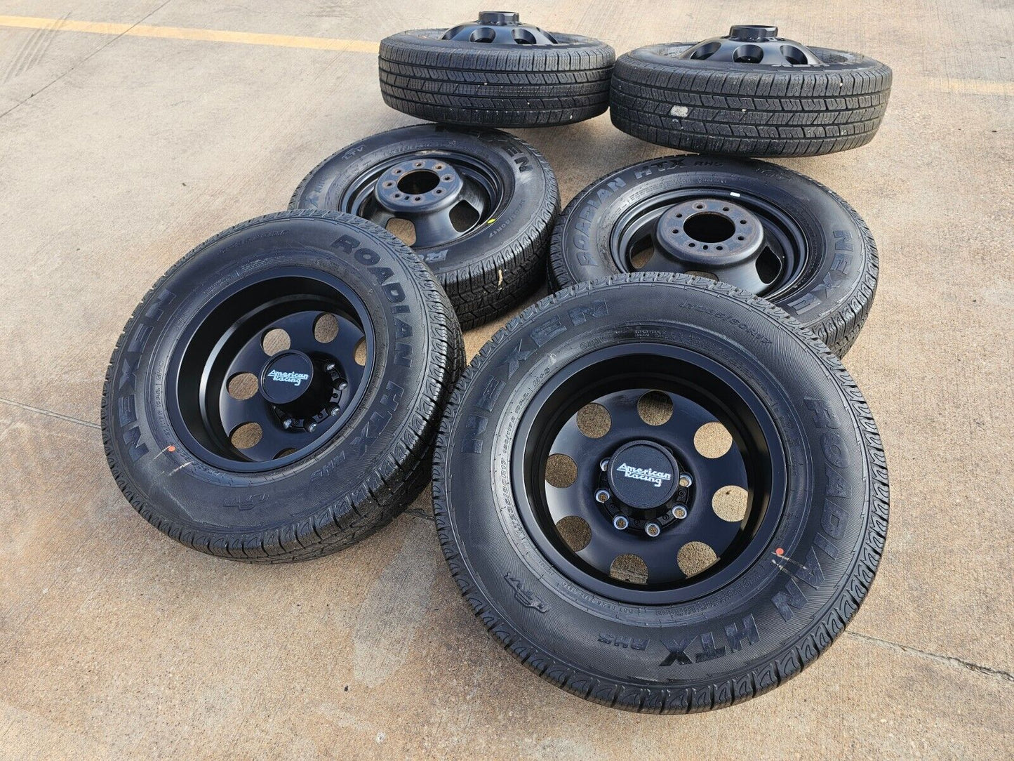 17" American Racing AR204 Dodge Ram 3500 DUALLY OEM wheels rims 8x165 8x6.5 NEW