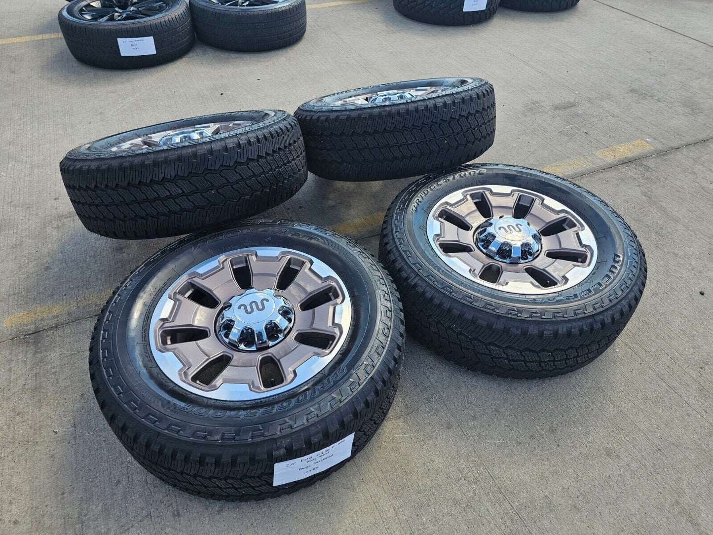 20" Ford F-250 F-350 OEM KING RANCH tan wheels rims 10487 2024 2025 NEW