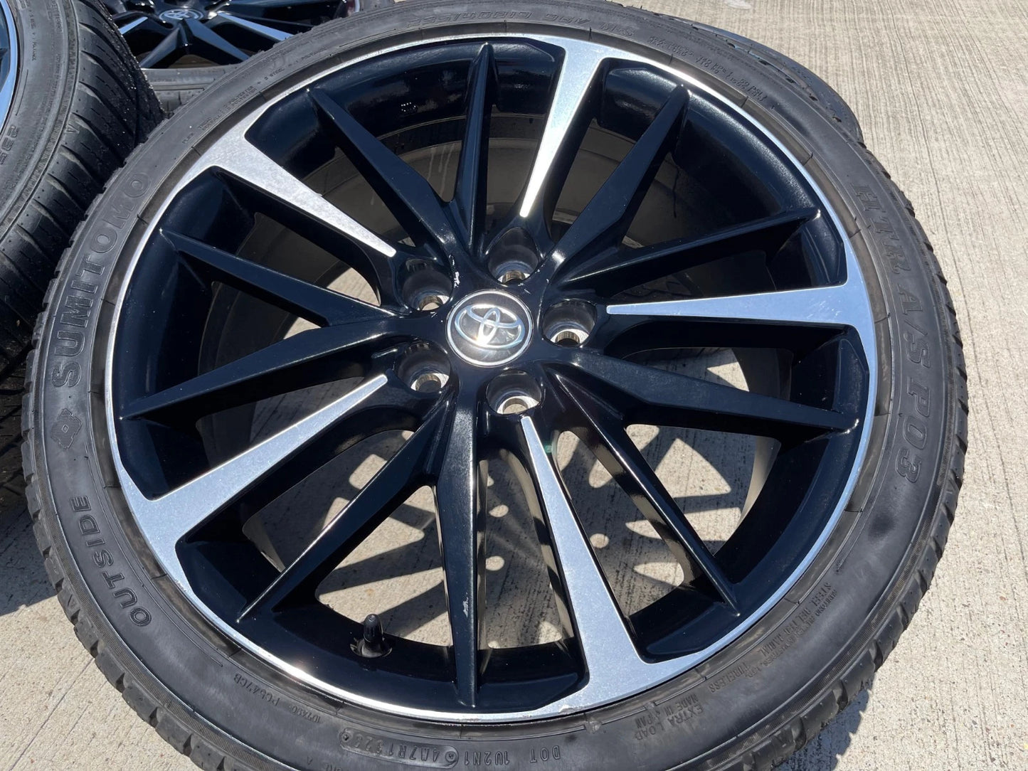 19" Toyota Camry OEM TRD black wheels rims 75222 Avalon Lexus