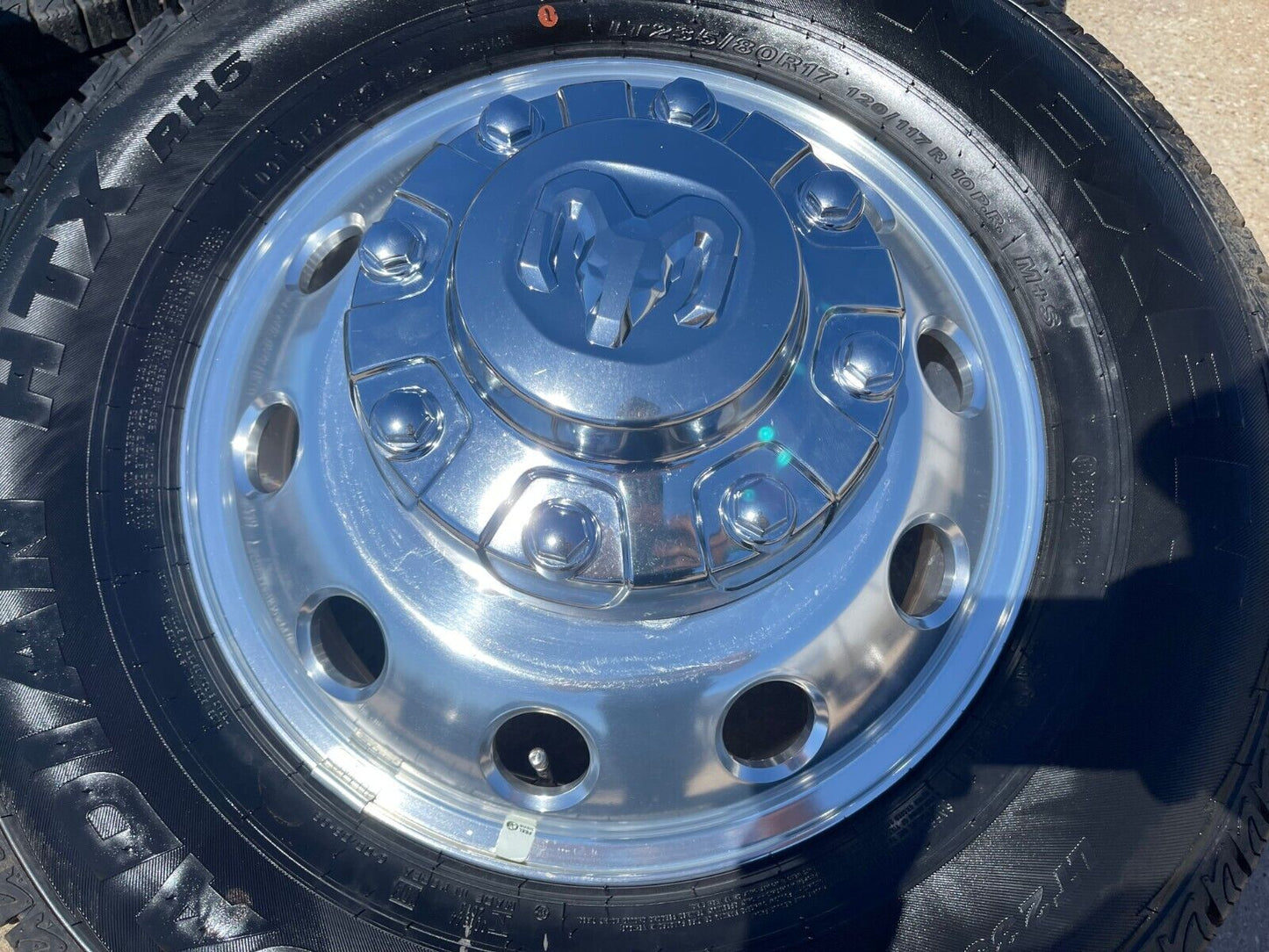 17" Dodge Ram 3500 Dually Laramie 8x200 wheels rims 2701 2702 OEM 2024 2025 NEW