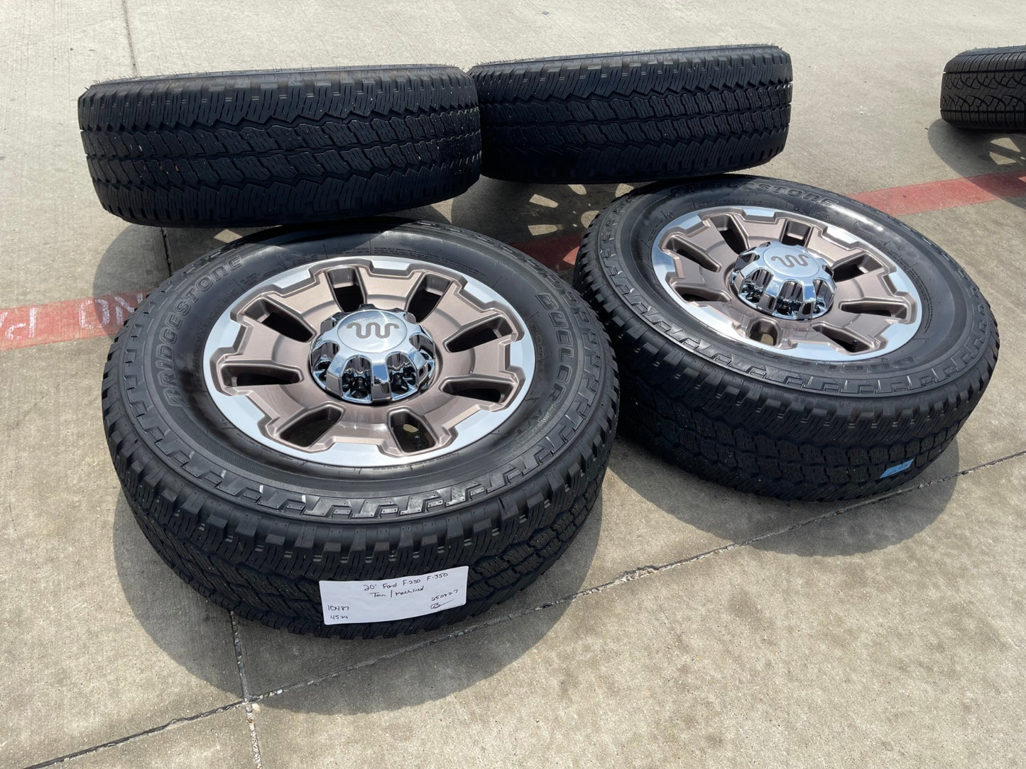 20" Ford F-250 F-350 OEM KING RANCH tan 10487 wheels rims 2024 2025 2026