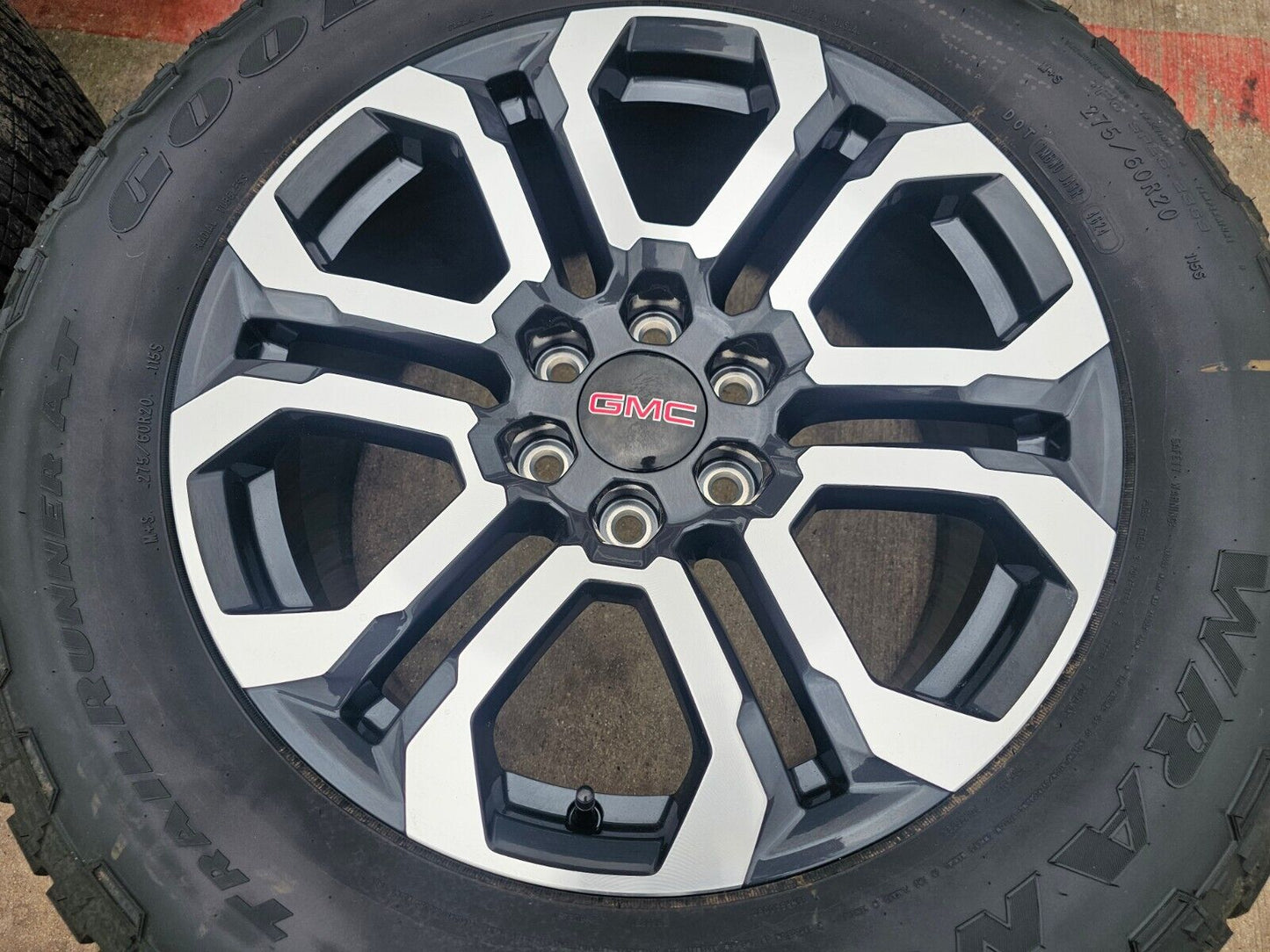 20" GMC Sierra Canyon Chevy Silverado OEM wheels rims 95780 tires 2024 2025 NEW