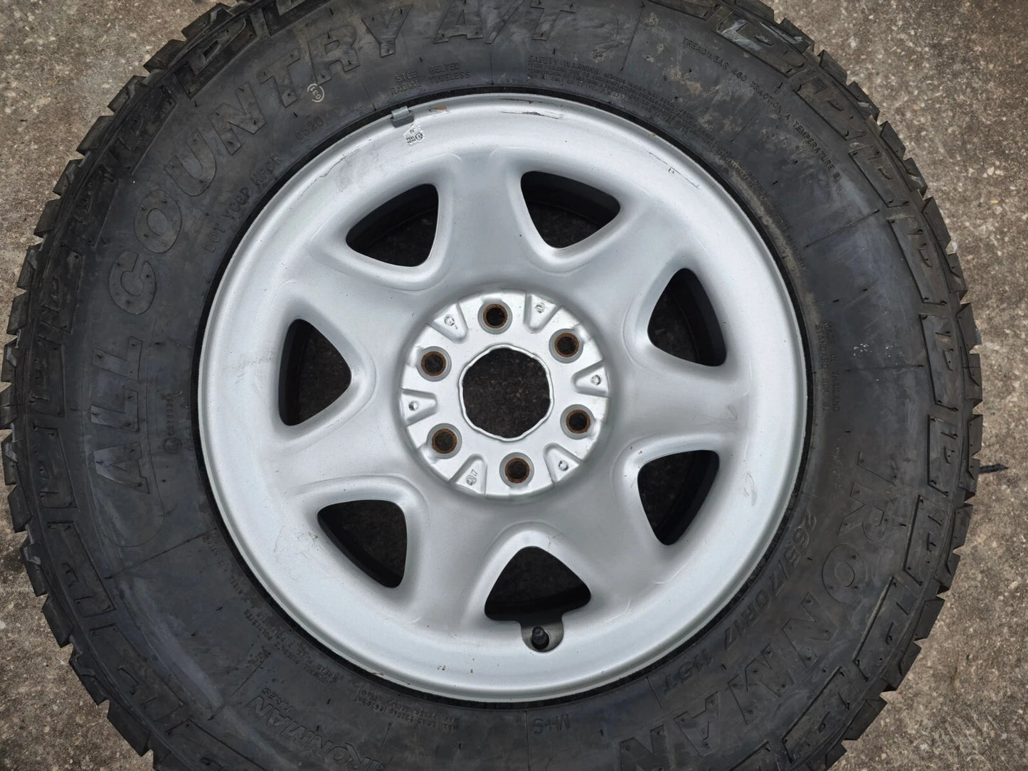 17" Chevy Silverado 1500 Tahoe Sierra OEM 5659 5655 wheel rim tire IRONMAN NEW