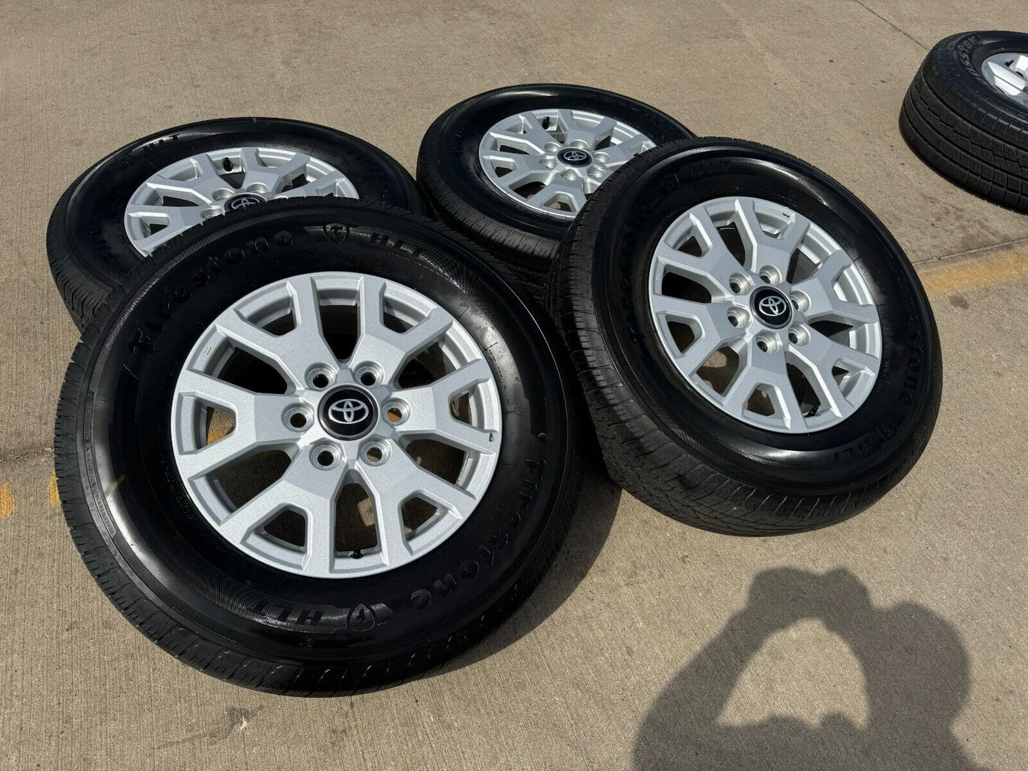 17" Toyota Tacoma 4Runner TRD Silver OEM wheels rims tires 2024 2025 NEW