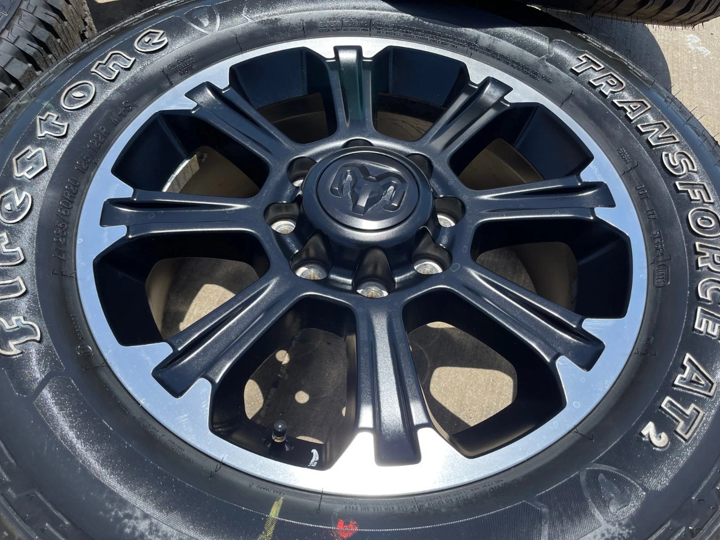 20" Dodge Ram 2500 3500 LARAMIE OEM wheels rims A/T tires 2025 2026 NEW