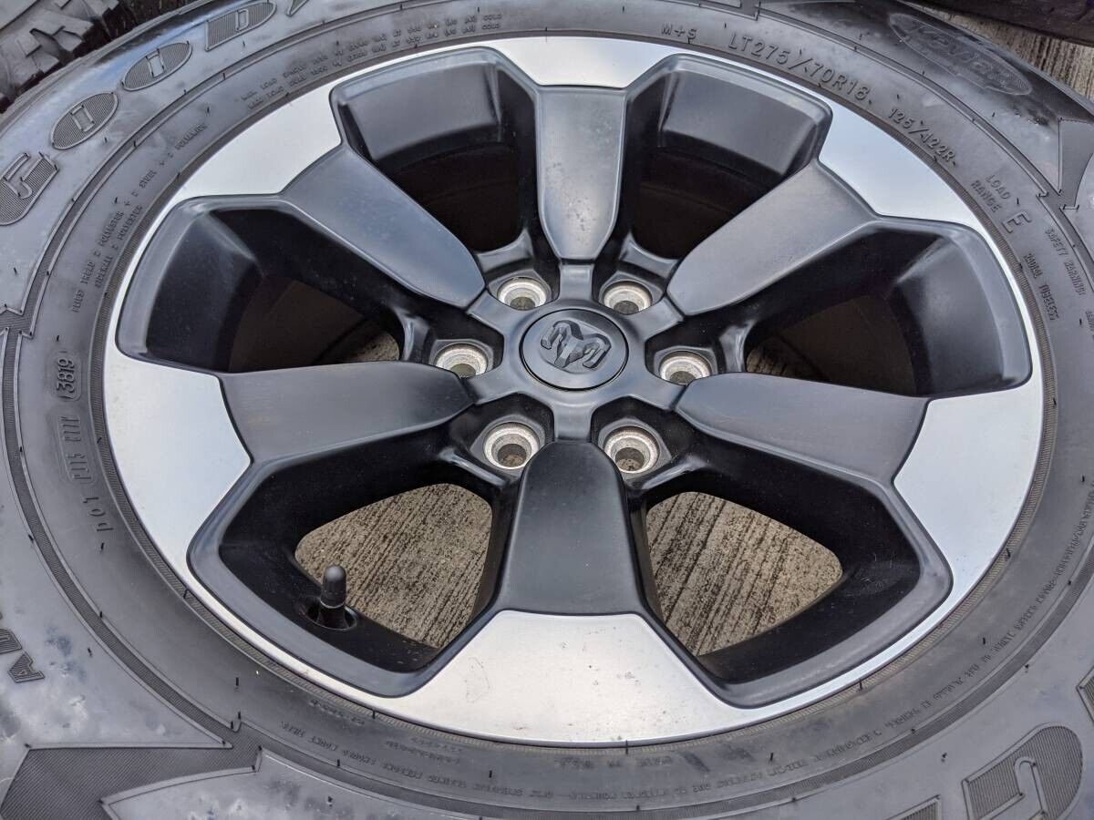 18" Dodge Ram 1500 OEM Rebel black 2671 wheels rims 2020 2021 2022 2023 2024