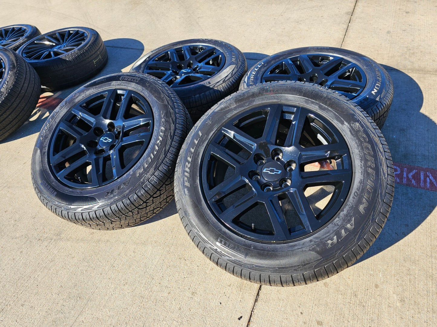 20" Chevy Silverado Tahoe Suburban ZR2 OEM wheels rims 5913 black 2024 2025 NEW