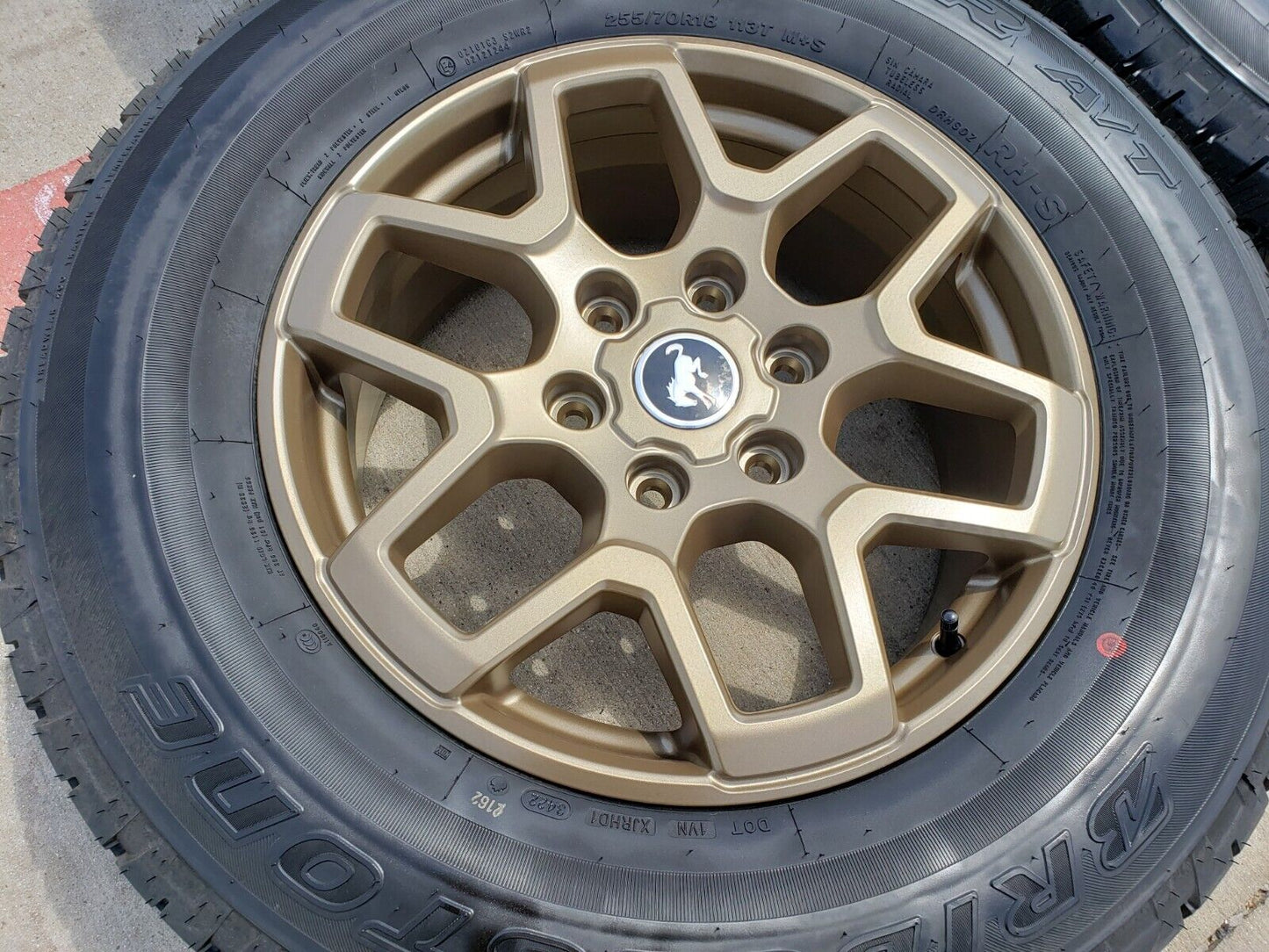 18" Ford Bronco BRONZE wheels rims tires 95213 Ranger tires 2022 2023 2024 NEW