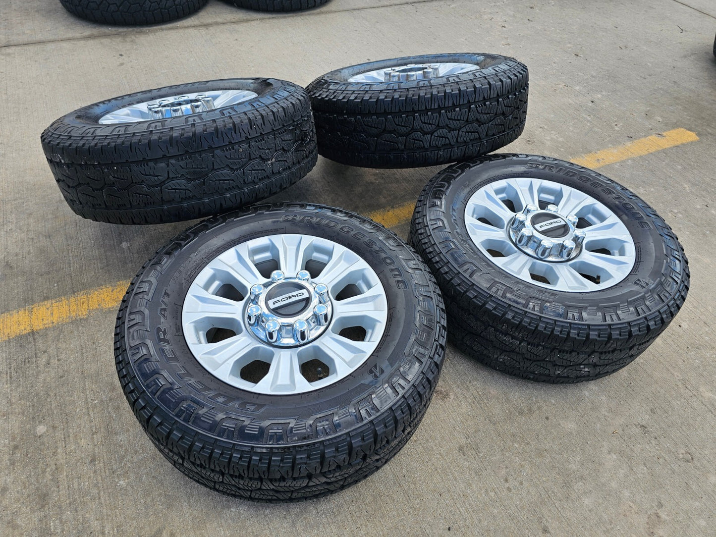 18" Ford F-250 F-350 OEM Lariat 10097 rims wheels 2021 2022 2023 2024 2025