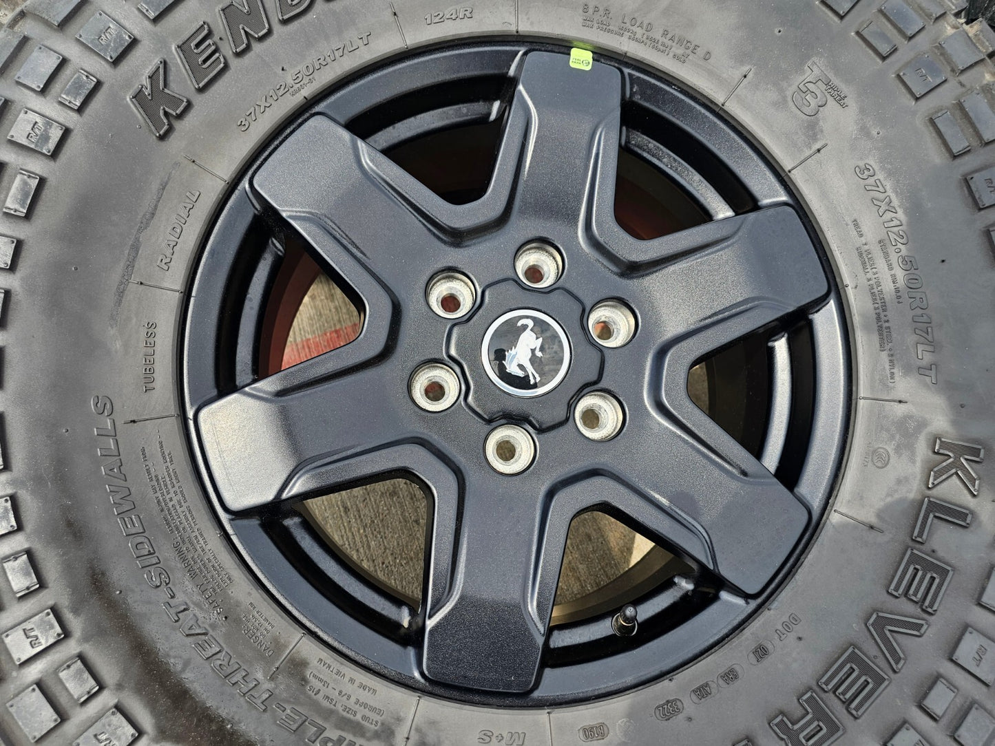 (4) 17" Ford Bronco wheels rims 95292 10383 SASQUATCH Ranger KENDA 37"