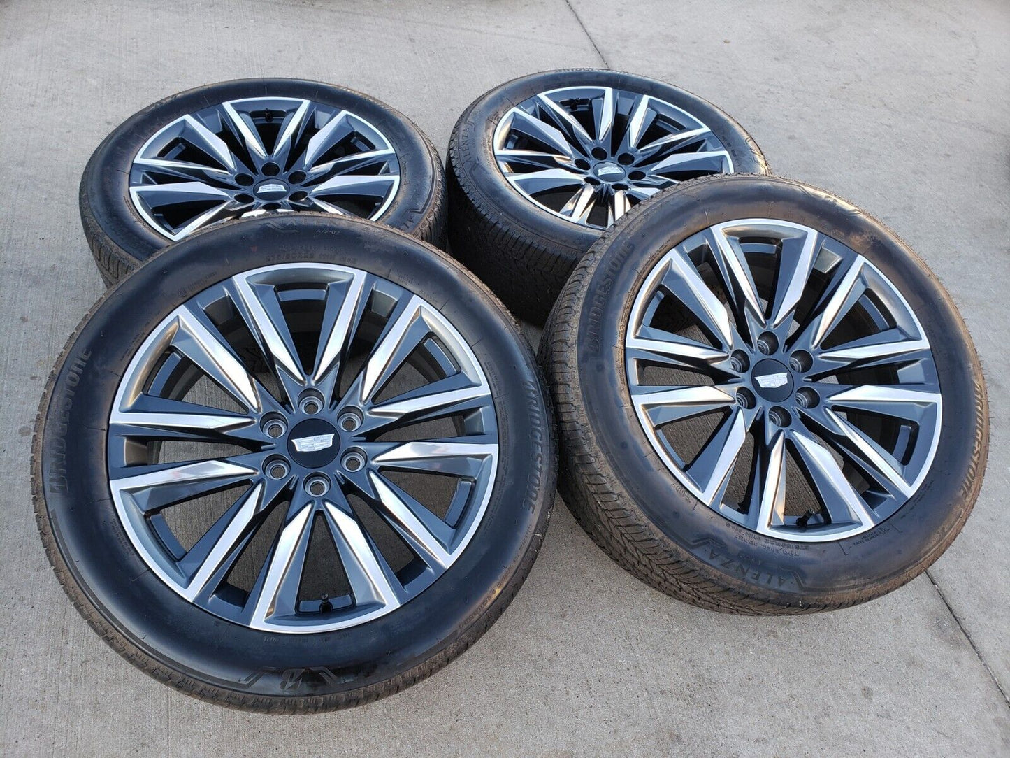 22" Cadillac Escalade OEM Platinum wheels rims 4869 95028 tires 2022 2023 2024