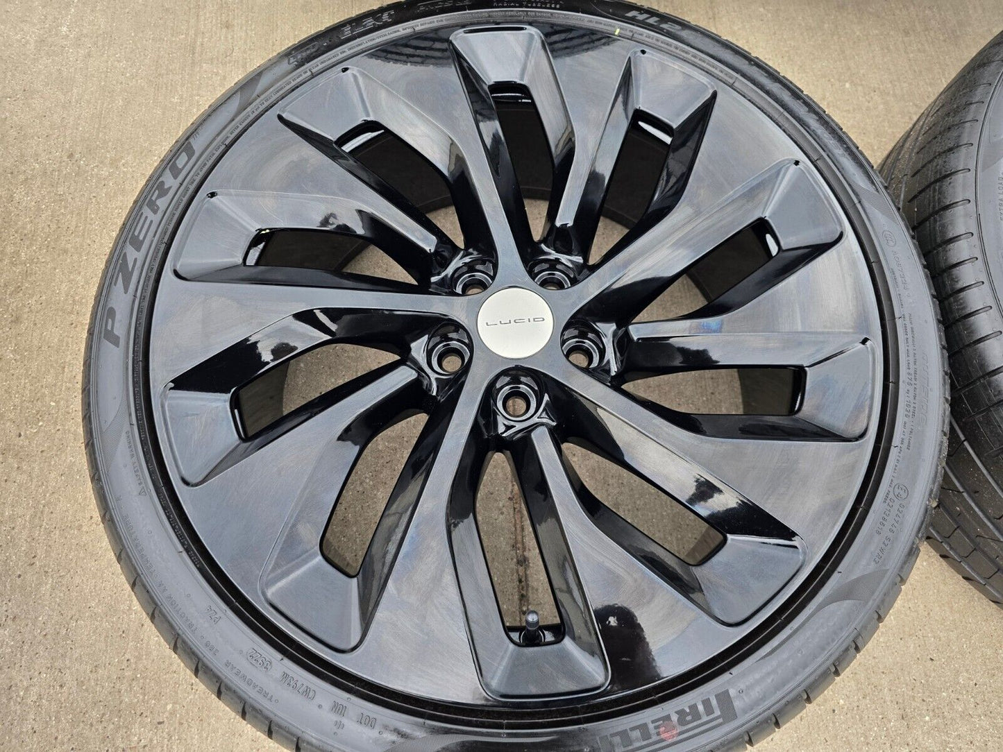 21" Lucid Air OEM Grand Touring black wheels rims 2022 2023 2024 2025 2026 NEW