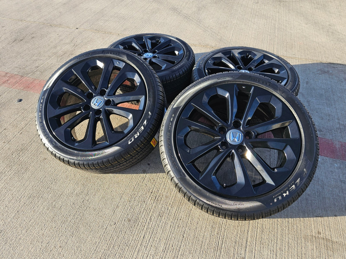 18" Honda Civic wheels rims OEM 64048 H-RV Accord tires PIRELLI NEW