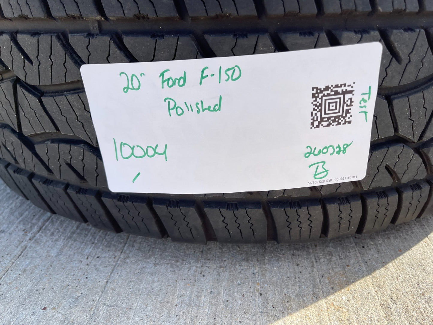20" Ford F-150 Expedition OEM rims wheels polished 10004 tires COOPER A/T