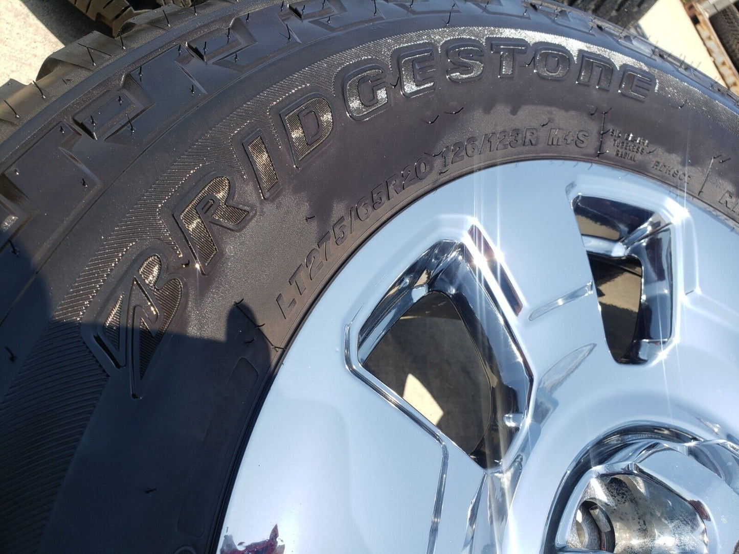 20" Ford F-250 F-350 OEM chrome Lariat wheels rims 10295 tires 2023 2024 2025