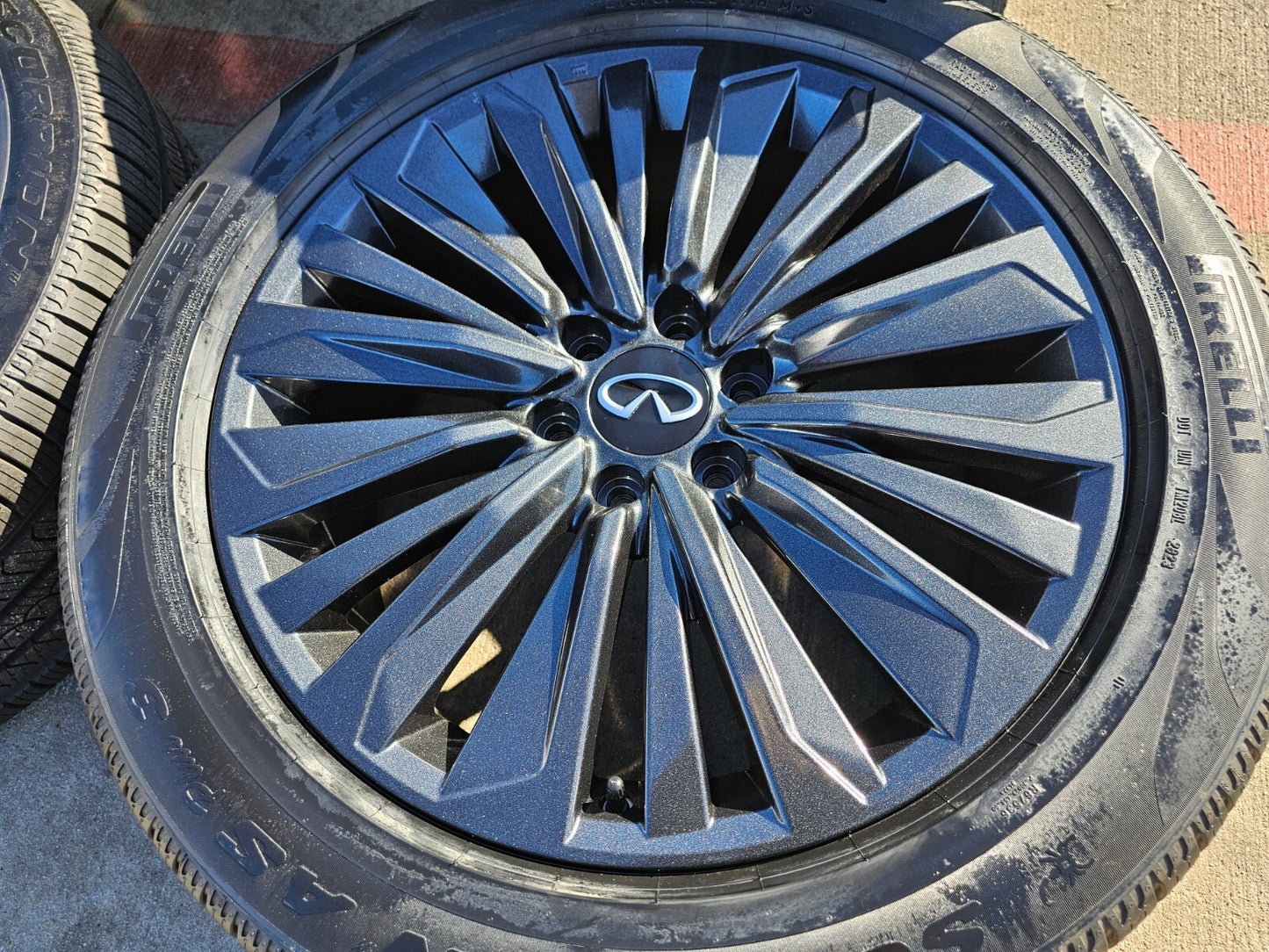 22" Infiniti QX80 QX56 Nissan Titan Armada OEM wheels rims tires 2024 2025 NEW