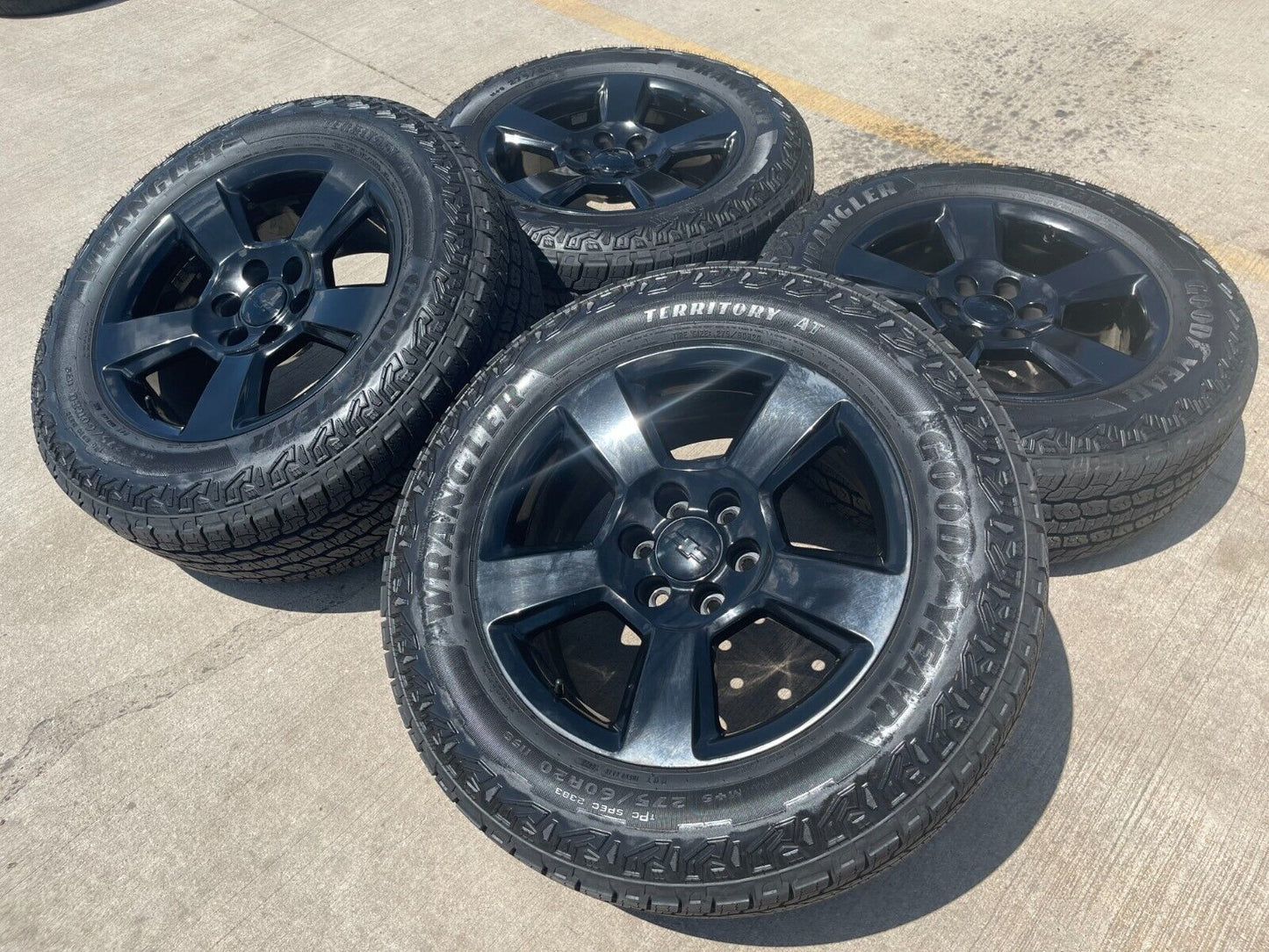 20" Chevy Tahoe 2020 Black Z71 OEM wheels rims 2017 2018 2019 2020 2021 2022