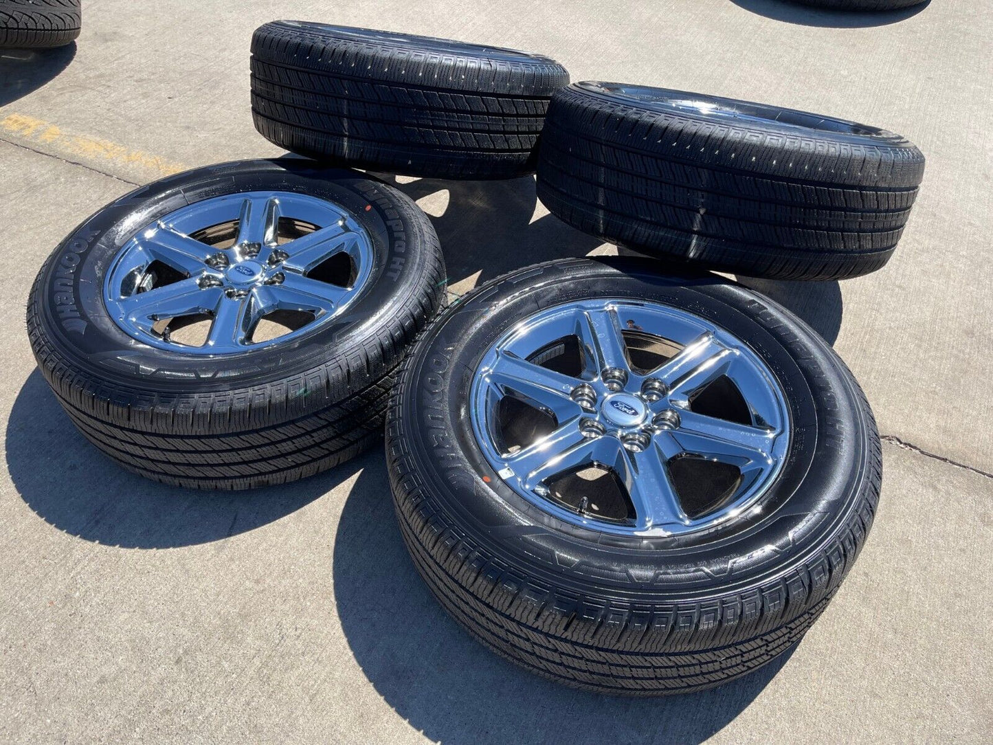 18" Ford F-150 Expedition OEM chrome rims wheels tires 2024 2025 NEW