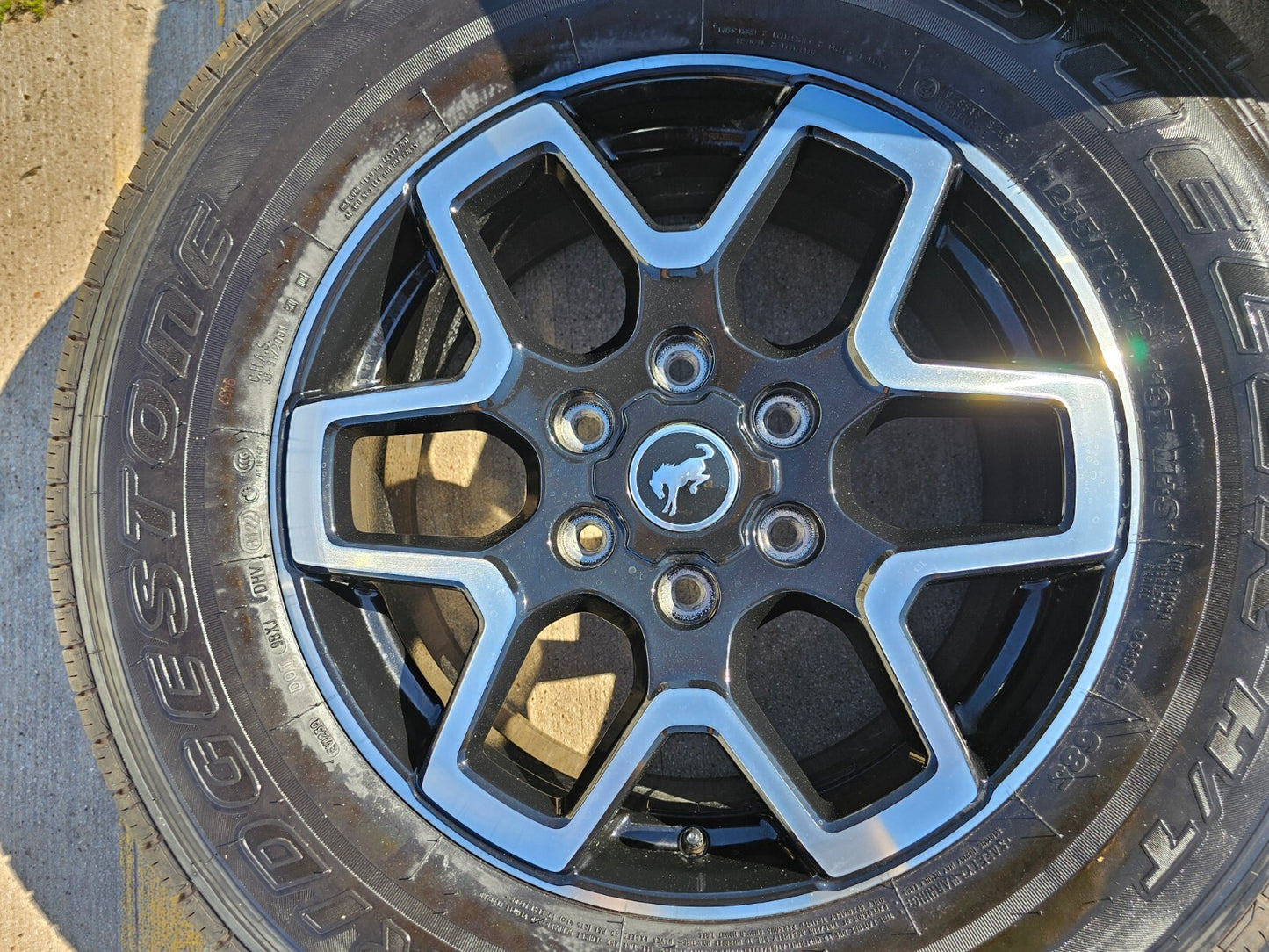 18" Ford Bronco wheels rims tires black 95213 Ranger tires 2023 2024 2025 NEW