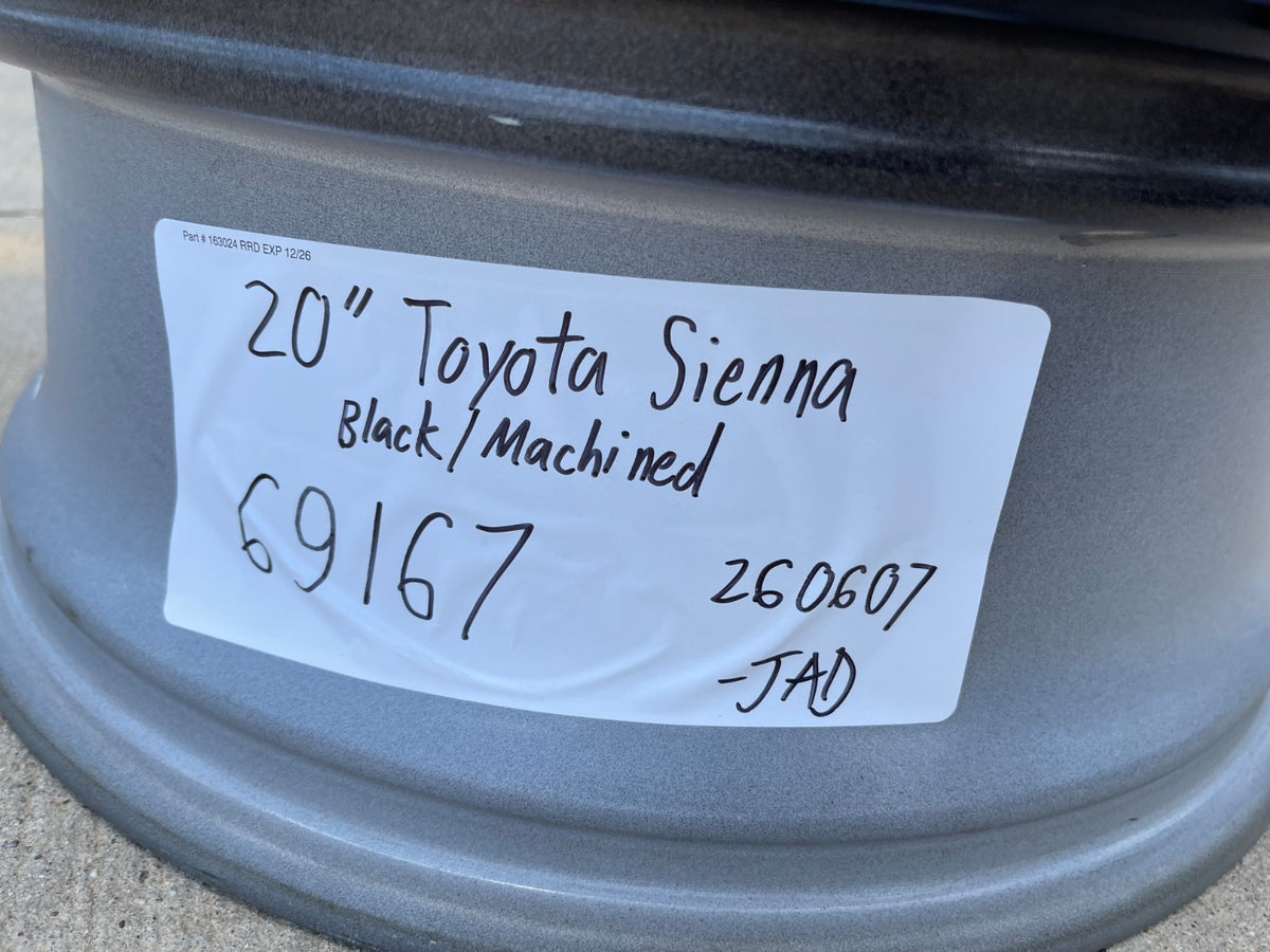 20" Toyota Sienna OEM 69167 rim wheel Venza Rav4 CH-R 2022 2023 2024 2025 2026
