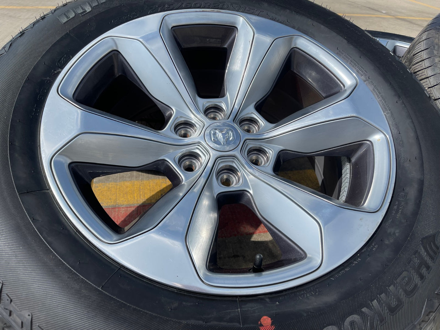 20" Dodge Ram 1500 OEM Laramie wheels rims 2681 tires HANKOOK