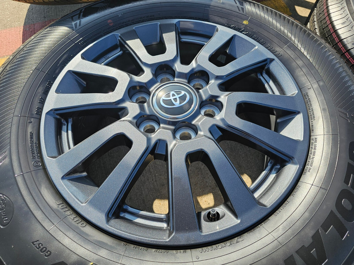18" Toyota Land Cruiser OEM wheels rims tires Tundra Sequoia 2023 2024 2025 NEW