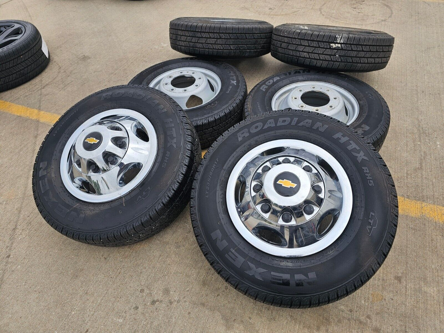 17" Chevy Silverado GMC Sierra 3500 Dually simulator rims wheels OEM 8094 NEW