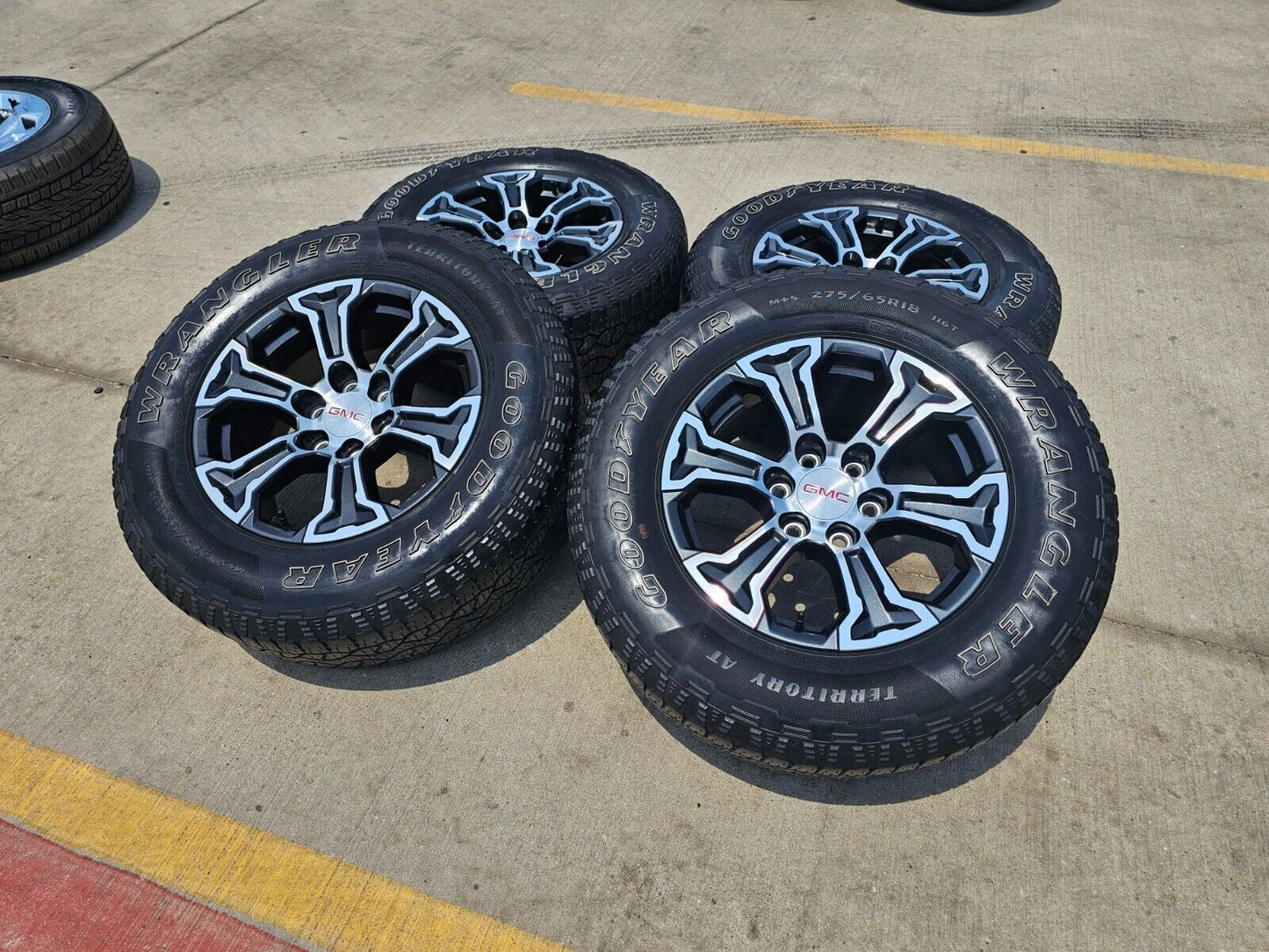 18" GMC Sierra AT4 Chevy Silverado OEM 5910 wheels rims 2022 2023 2024 2025 NEW