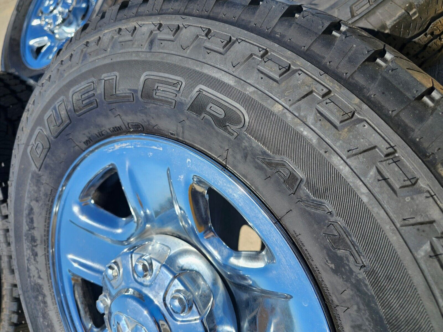 18" Dodge Ram 2500 3500 STEEL chrome OEM 2473 wheels rims tires 2024 2025 NEW