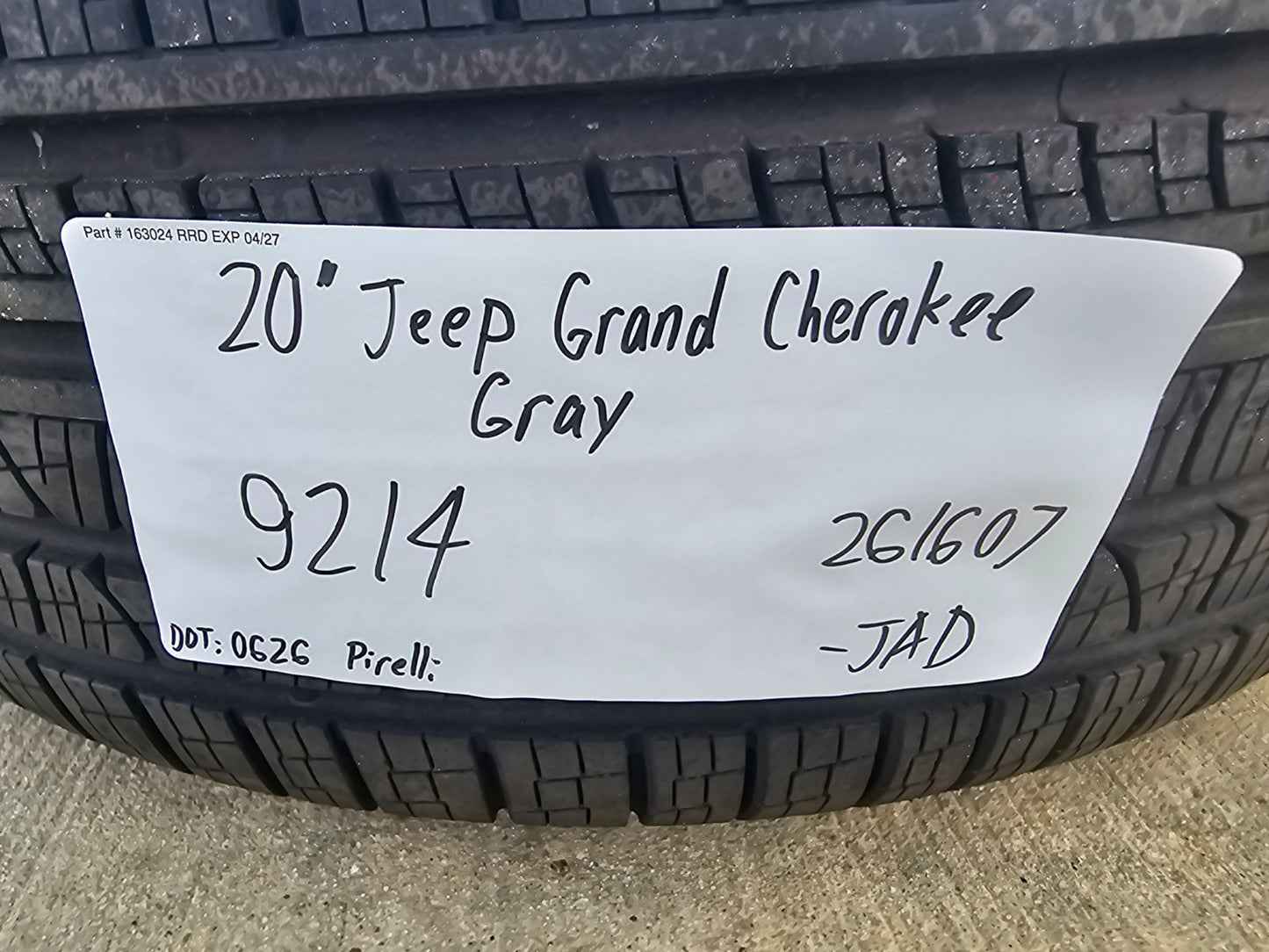 20" Dodge Durango Jeep Grand Cherokee L OEM 9214 wheels rims SET 2026 2027 NEW