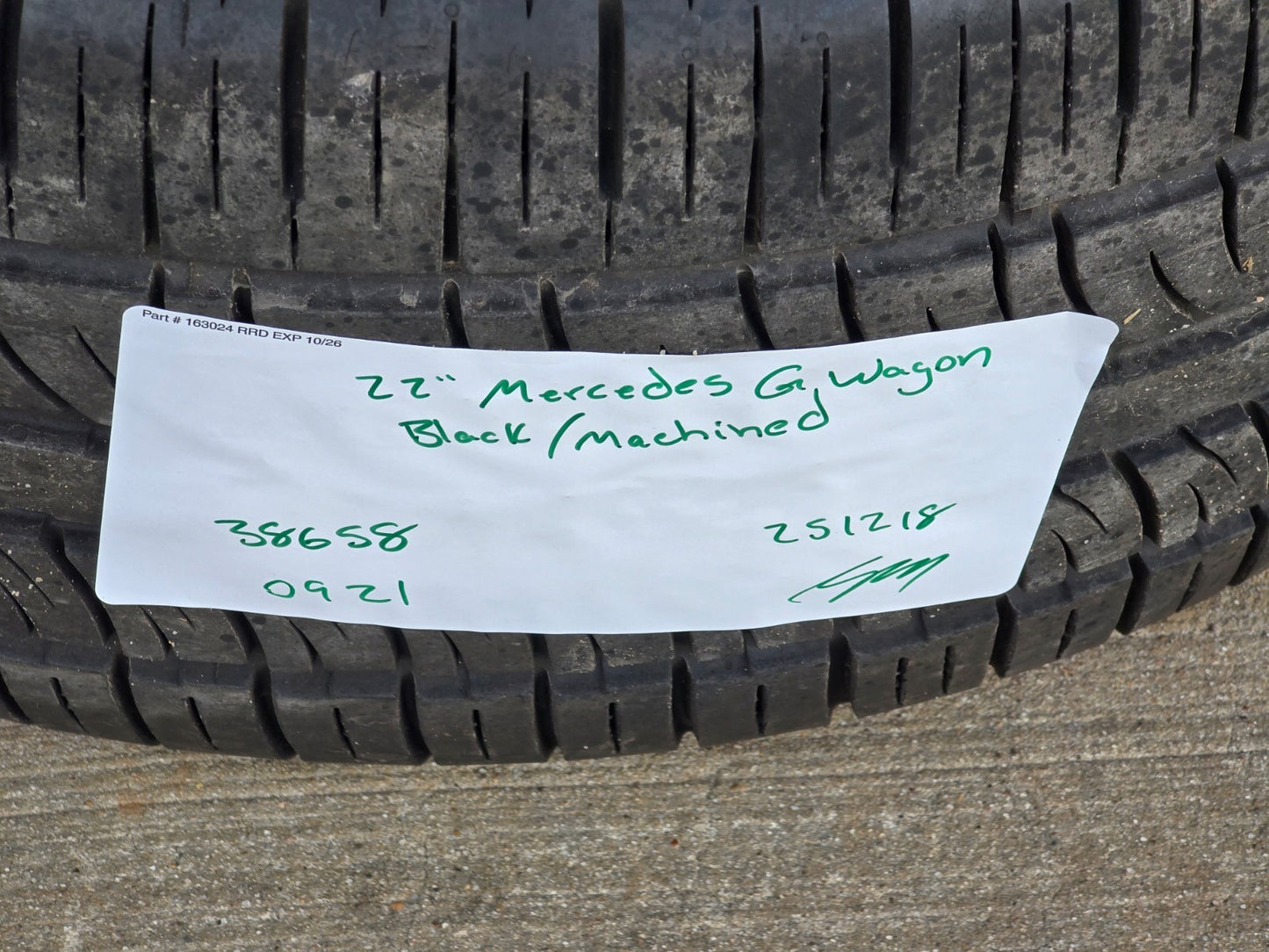 22" Mercedes G Wagon G63 AMG OEM 38658 wheels rims 2021 2022 2023 2024 2025 2026