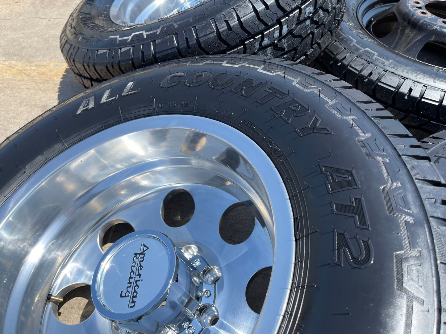 17" American Racing AR204 Dodge Ram 3500 DUALLY OEM wheels rims 8x165 8x6.5 NEW