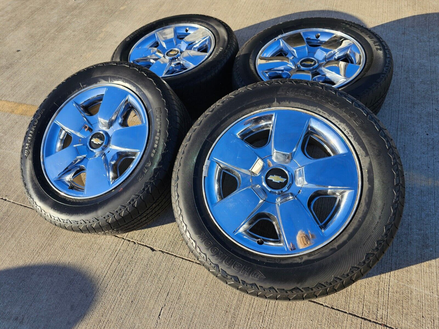 20" Chevy Silverado Tahoe Suburban chrome OEM 5417 wheels rims tires