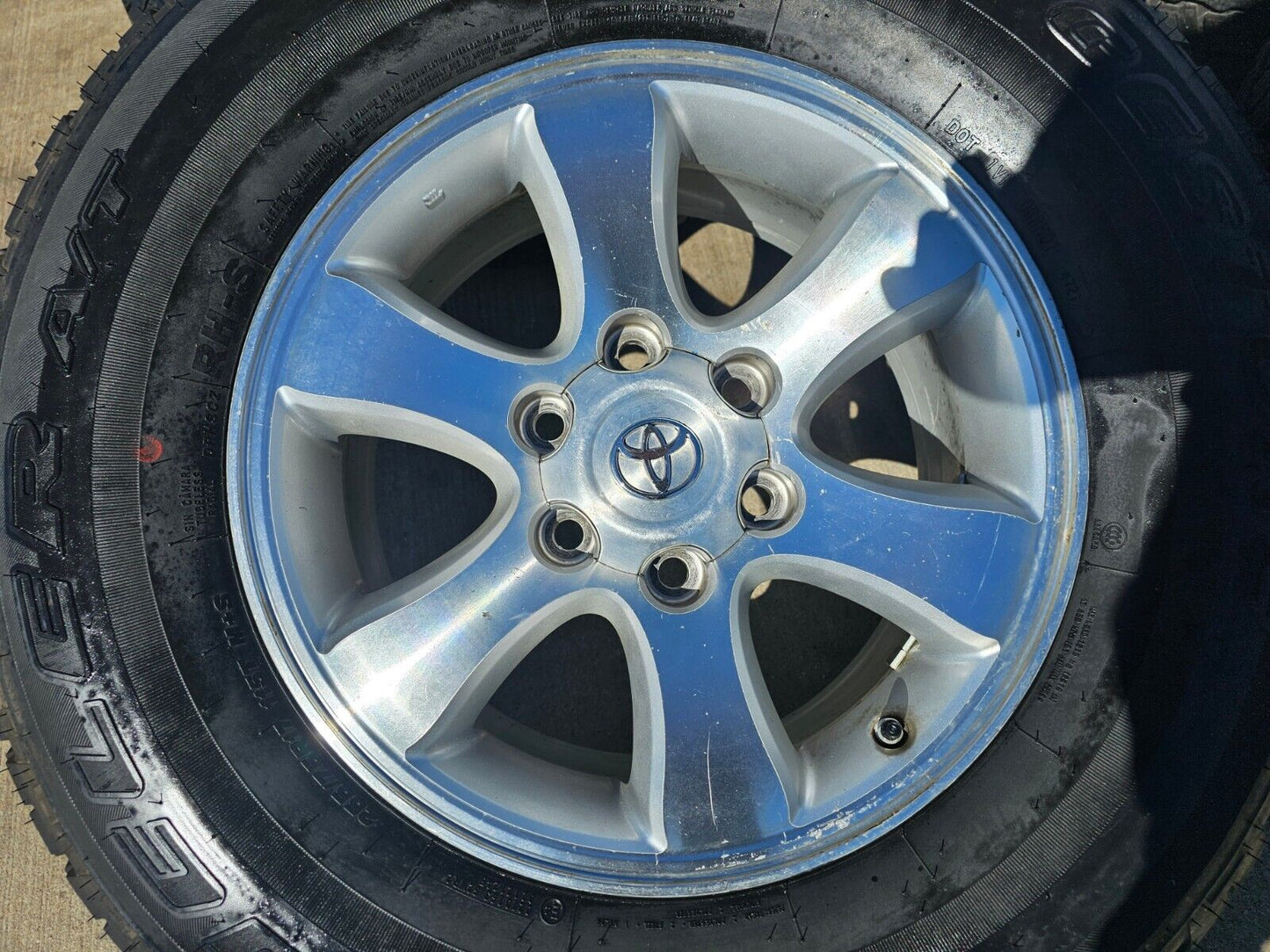 17" Toyota 4Runner Tacoma OEM wheels rims 69430 FJ tires
