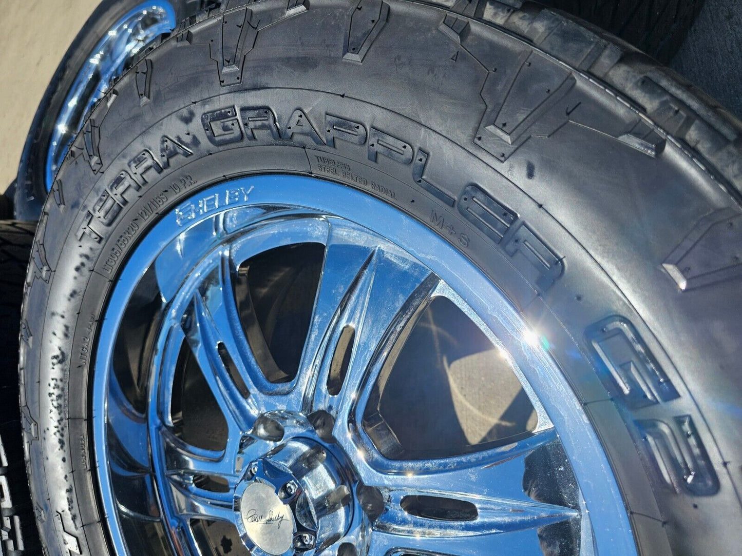 20x9 Caroll Shelby Ford F-150 Expedition OEM wheels rims tires 33" NITTO