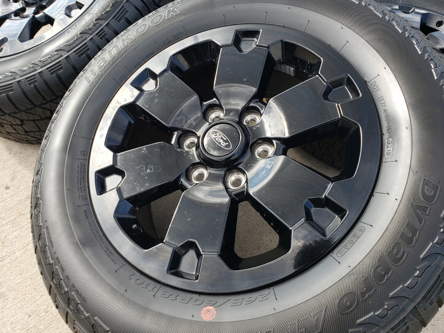 18" Ford Ranger TREMOR Bronco OEM black wheels rims 10282 tires NEW