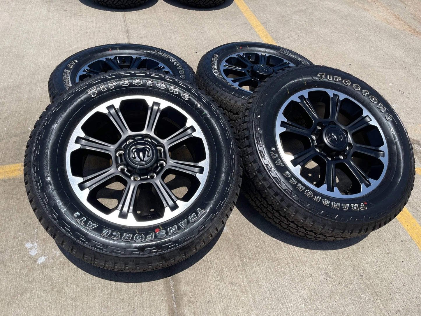 20" Dodge Ram 2500 3500 LARAMIE OEM wheels rims A/T tires 2025 2026 NEW