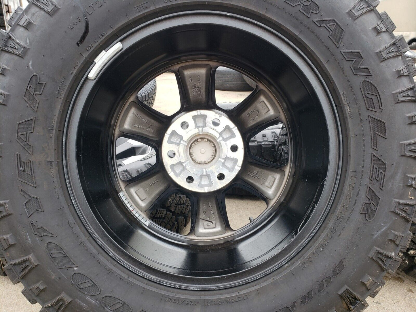 18" Dodge Ram 1500 Rebel Black OEM wheels rims 2671 DURATRAC A/T 2022 2023 2024