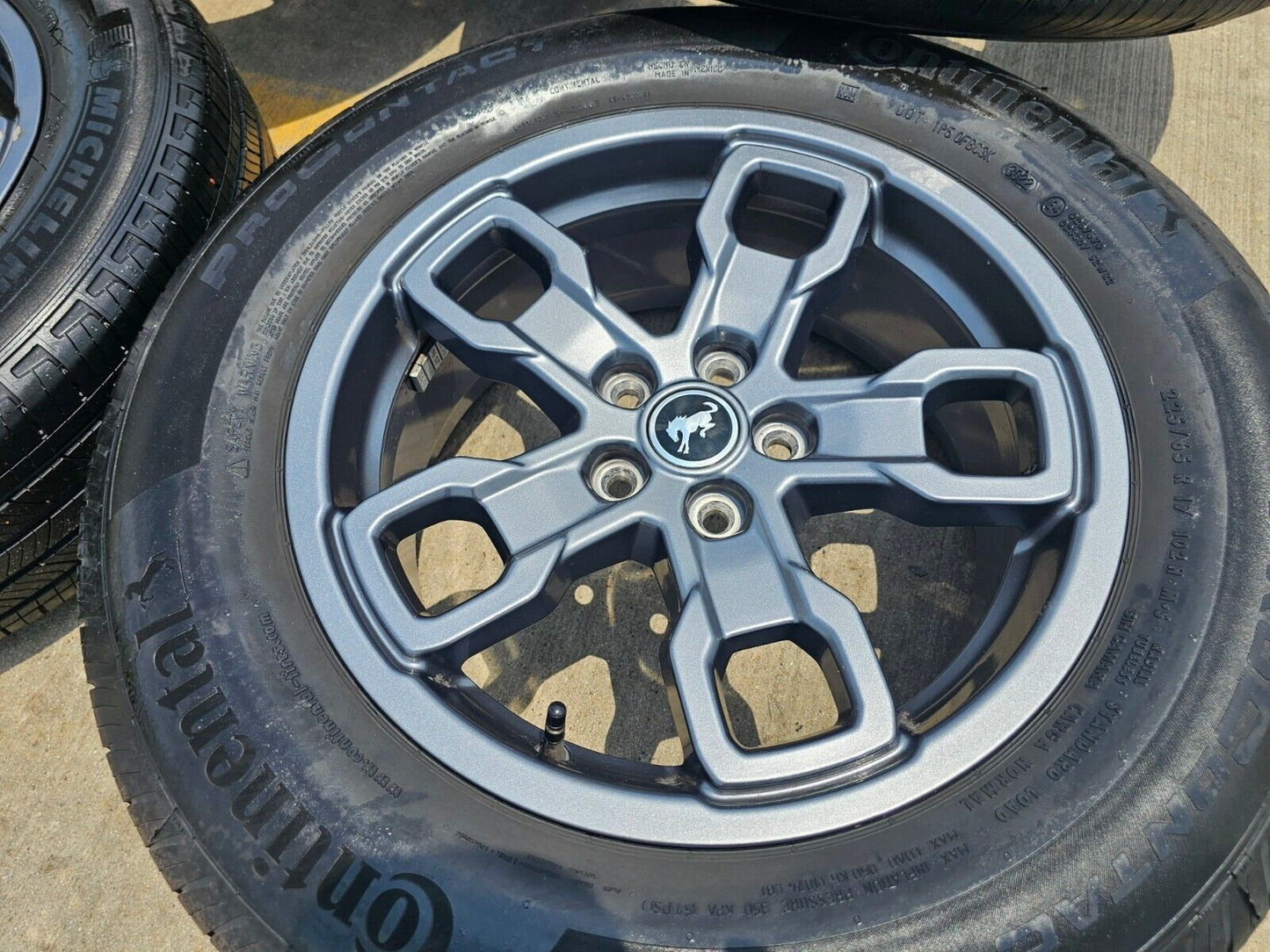 17" Ford Bronco Sport rims wheels 95019 10325 OEM 2021 2022 2023 2024
