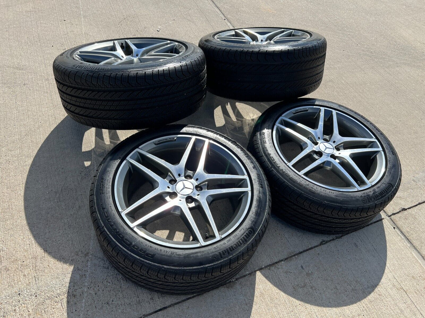 19" Mercedes S550 AMG S400 S600 OEM 85350 85348 tires 2020 2021 2022 2023 2024