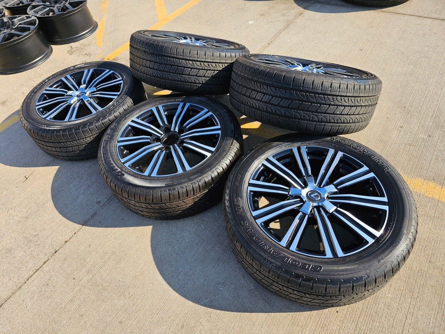 21" Lexus LX570 Land Cruiser OEM 74341 wheels rims tires 5x150