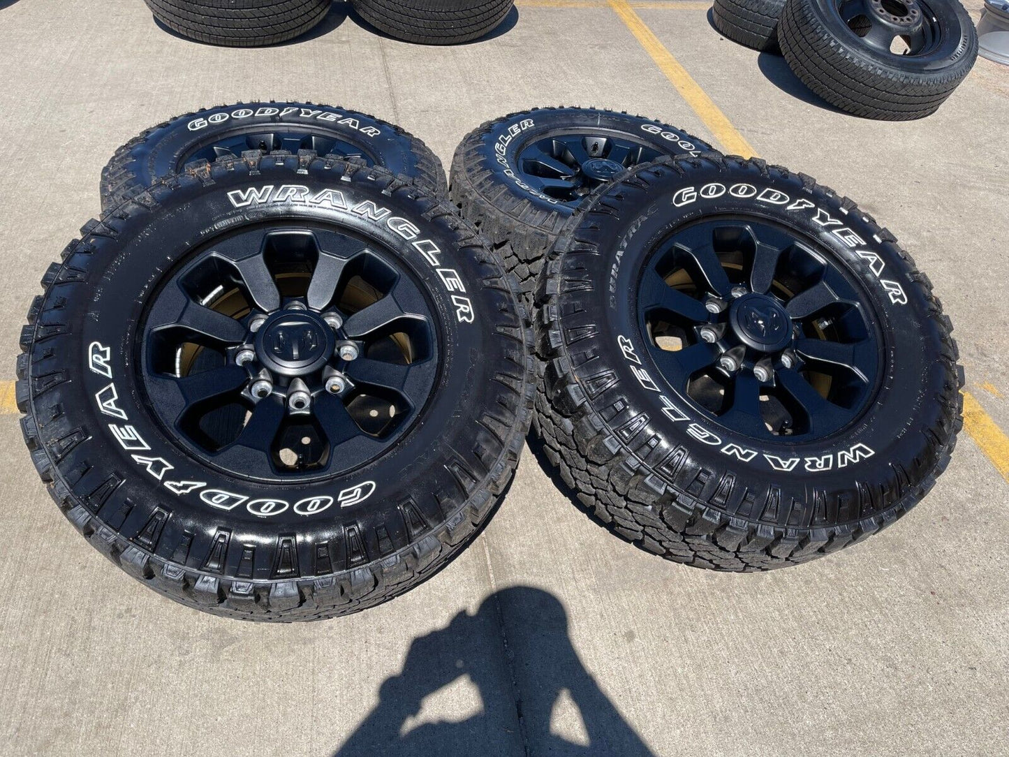 17" Ram 2500 3500 Laramie Power Wagon OEM wheels rims 2599 tires 2024 2025 NEW