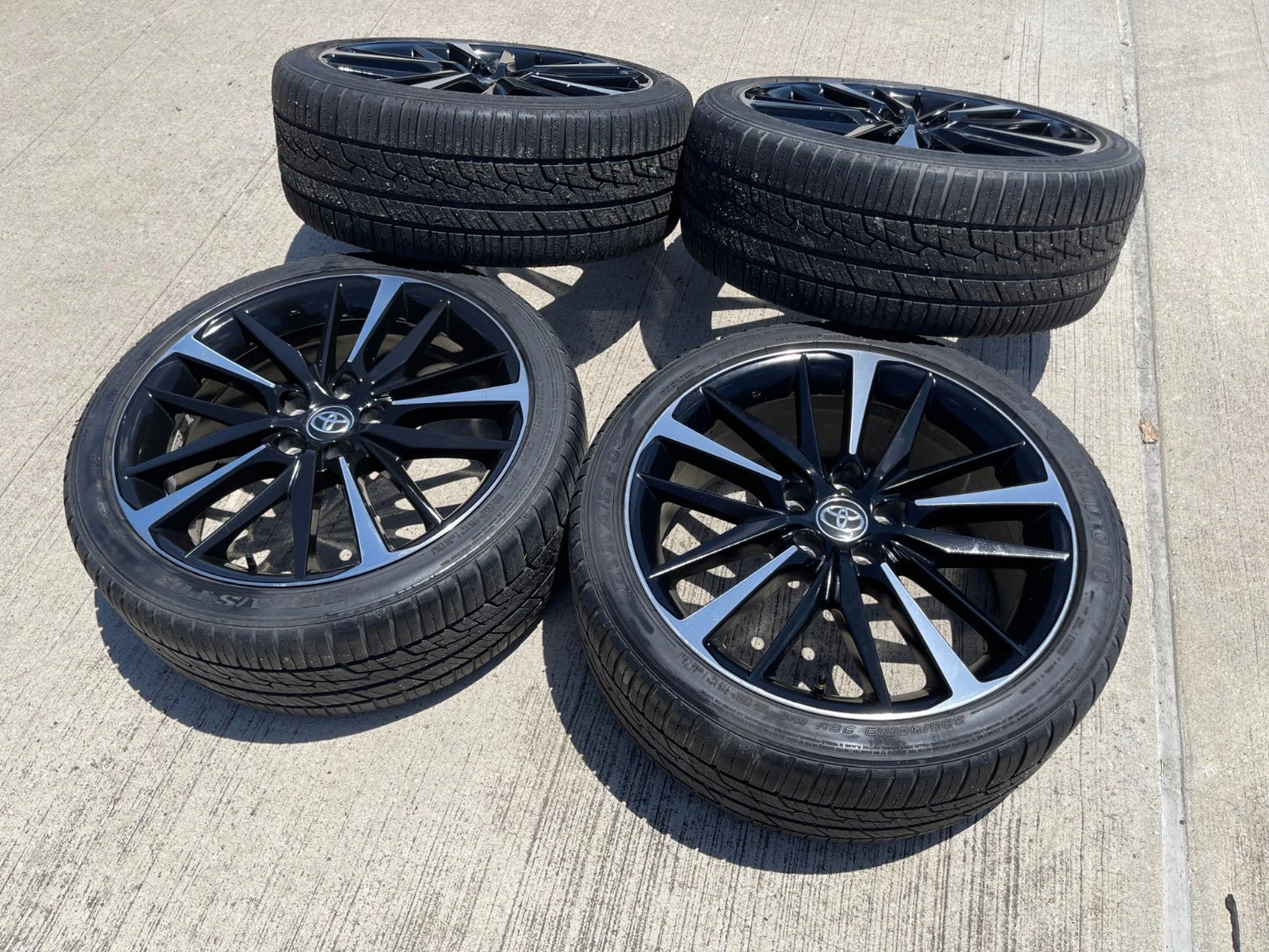 19" Toyota Camry OEM TRD black wheels rims 75222 Avalon Lexus