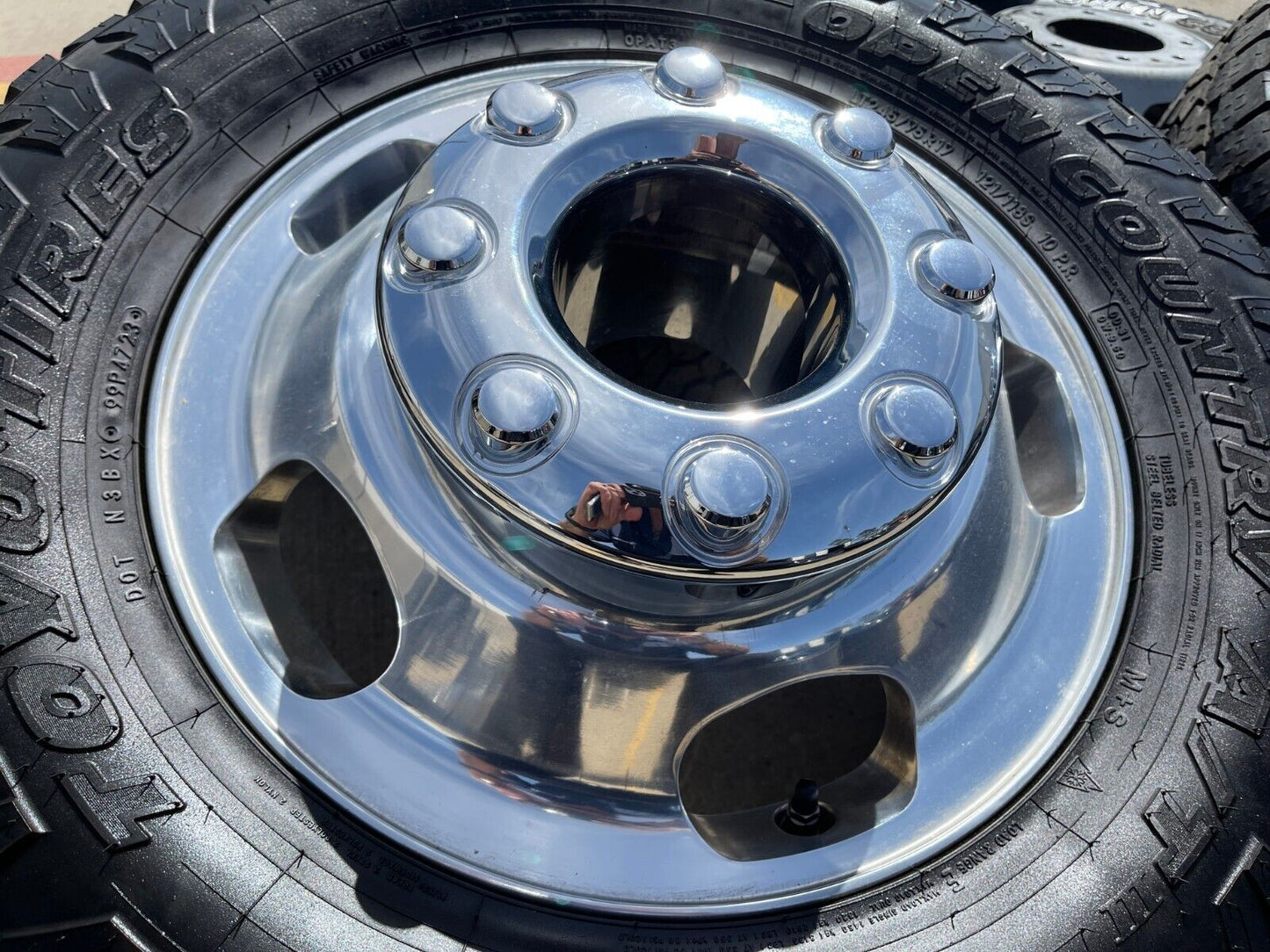 17" Ford F-350 Dually OEM 14077 14078 rims wheels 2023 2024 2025 TOYO