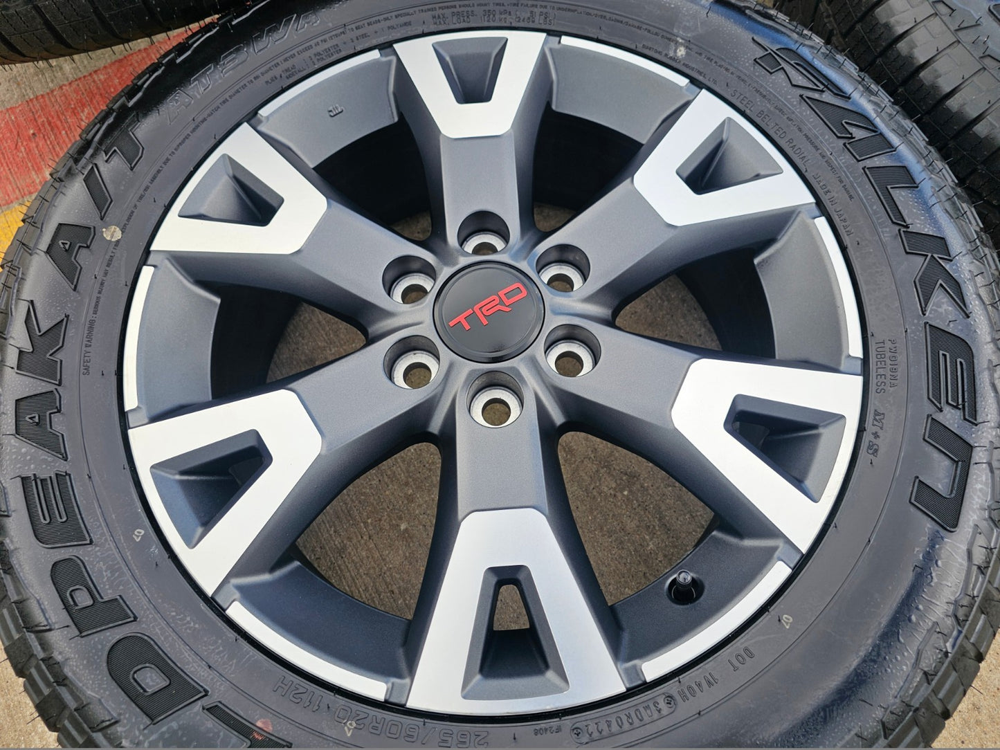 20" Toyota 4Runner TRD OEM gray wheels rims Tundra Sequoia 2025 2026 NEW A/T3