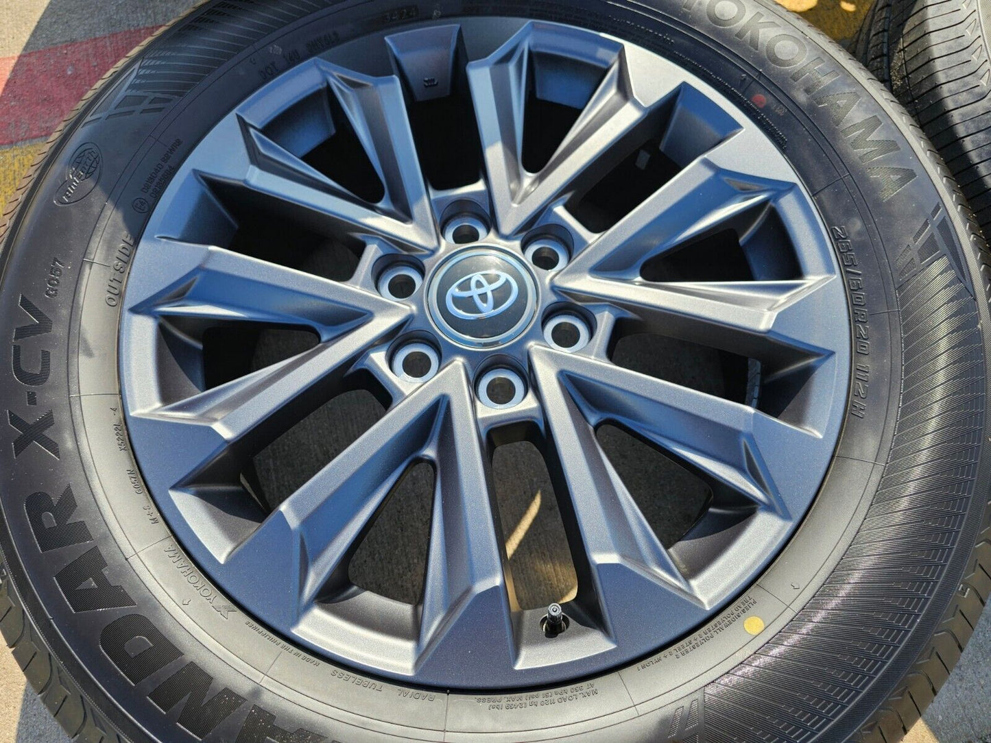 20" Toyota Land Cruiser OEM wheels rims tires Tundra Sequoia 2023 2024 2025 NEW